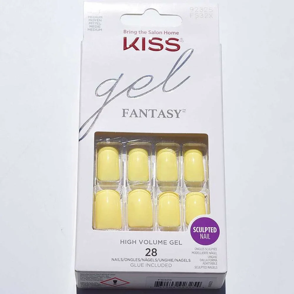 KISS Gel Fantasy Medium Length Nails - Get Real